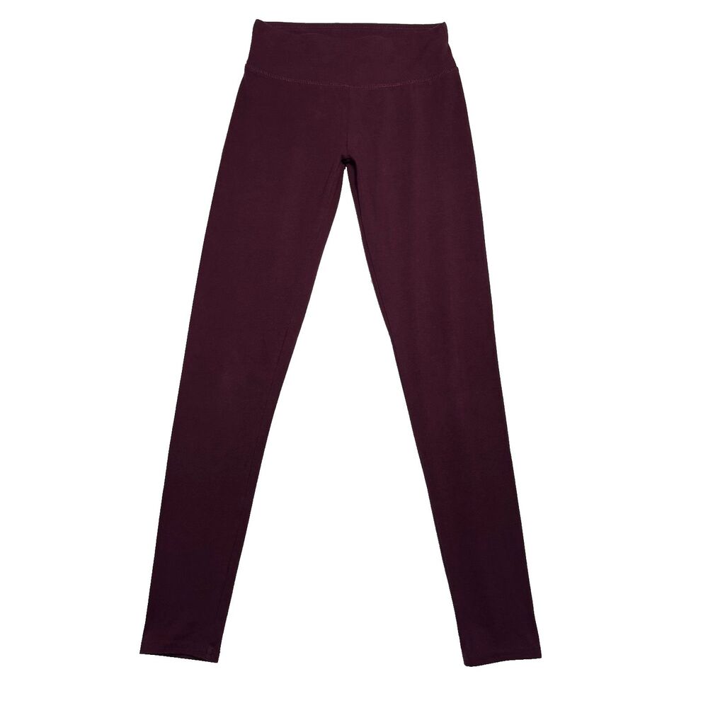 Aerie Chill Play Move Leggings Low Rise Plum Purple Burgundy cute Size Small